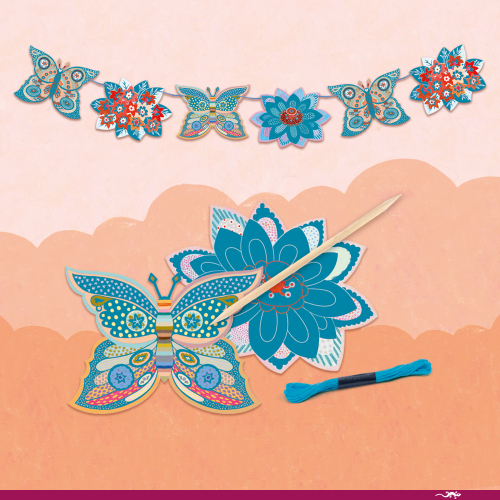 Kit ATTIVITÀ CREATIVE - The flower garden - 6 attività