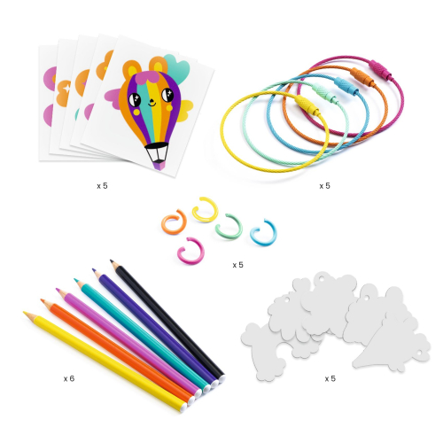 DIY kit fai da te per creare portachiavi - Kawaii