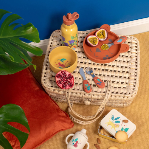 Set pappa in silicone - La foresta Mawa - 3 pezzi