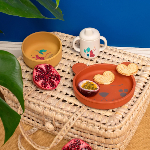 Set pappa in silicone - La foresta Mawa - 3 pezzi