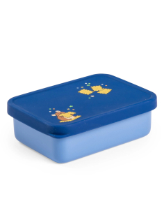 Porta merenda in silicone e acciaio inox - Pulce e Pilou