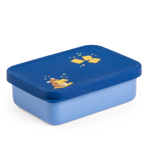 Porta merenda in silicone e acciaio inox - Pulce e Pilou