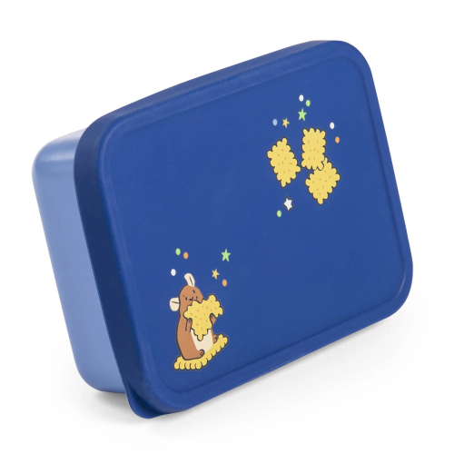 Porta merenda in silicone e acciaio inox - Pulce e Pilou