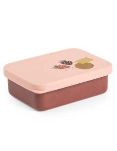 Porta merenda in silicone e acciaio inox - Après la Pluie