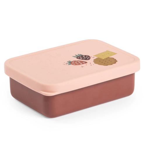 Porta merenda in silicone e acciaio inox - Après la Pluie