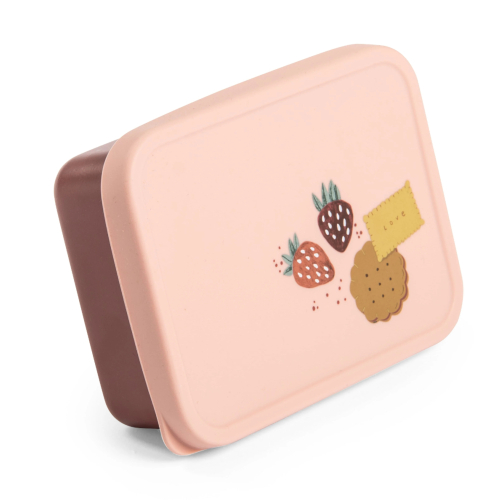 Porta merenda in silicone e acciaio inox - Après la Pluie