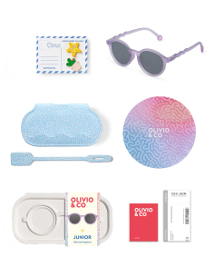 Occhiali da Sole Oval - Purple Coral - JUNIOR 5/12 anni - Polarizzati 2