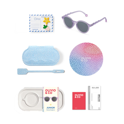 Occhiali da Sole Oval - Purple Coral - JUNIOR 5/12 anni - Polarizzati