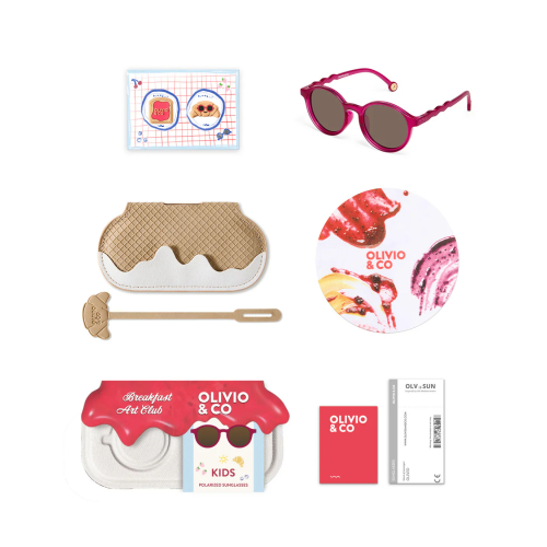 Occhiali da Sole Oval - Raspberry - KIDS 3/5 anni - Polarizzati