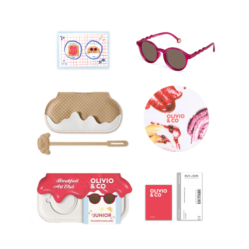 Occhiali da Sole Oval - Raspberry - JUNIOR 5/12 anni - Polarizzati