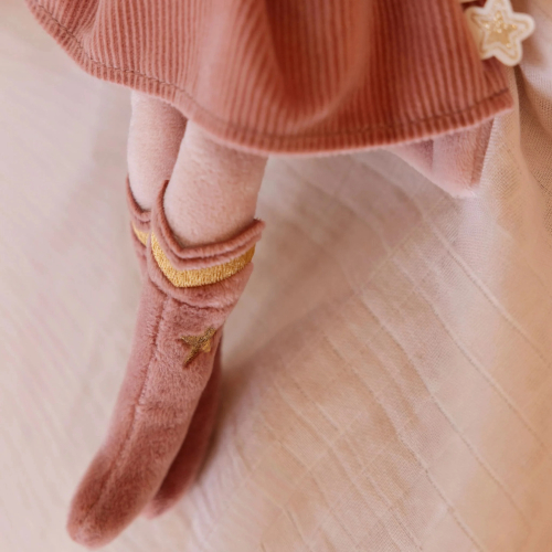 Bambola morbida - Super Eroe Rosa