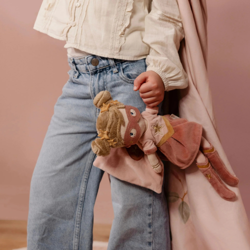 Bambola morbida - Super Eroe Rosa