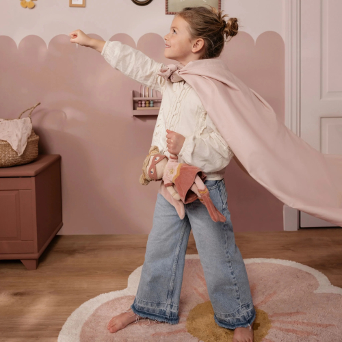 Bambola morbida - Super Eroe Rosa