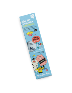 Mini tovaglietta in silicone da colorare con pennarelli - Les Schmouks
