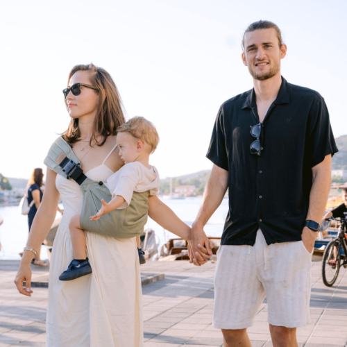 Fascia portabebè ergonomica - Up & Down Moss