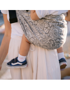 Fascia portabebè ergonomica - Up & Down Efes Paisley Hazel Light 2