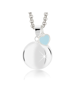 Ciondolo - cuore azzurro (solo ciondolo)