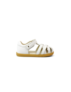 Bobux IWalk - Sandaletto a ragnetto Cross Jump - White