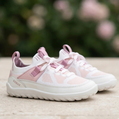 Scarpe Bearfoot Alpha - Meta - White-Parfait Pink