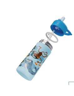 Borraccia in acciaio inox  430ml - Incredibile mondo sottomarino