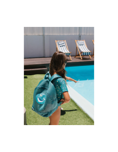 Zainetto Spiaggia - Anti Sabbia Teal Whale 2