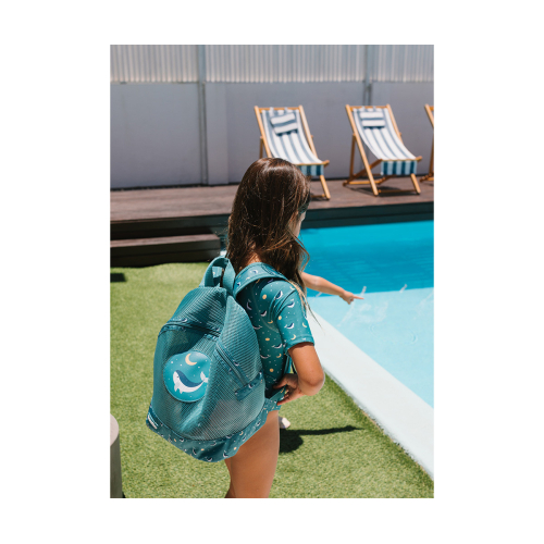 Zainetto Spiaggia - Anti Sabbia Teal Whale