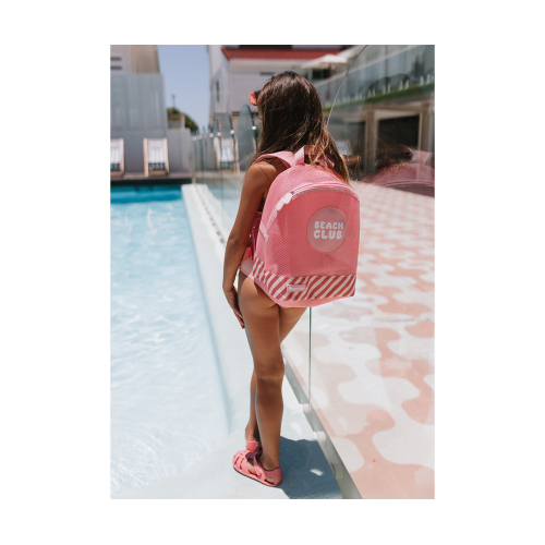 Zainetto Spiaggia - Anti Sabbia Stripes Bloom & Blush