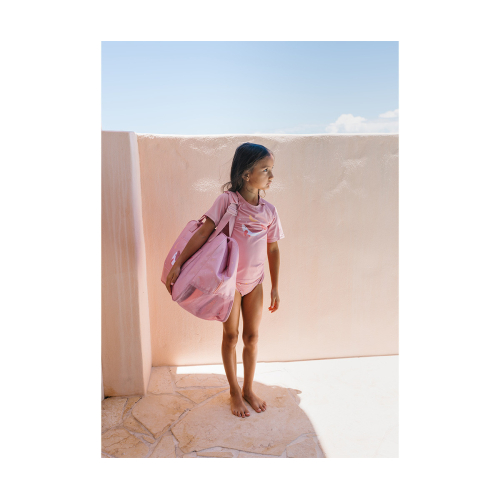 Borsa Spiaggia - Anti Sabbia Pink Whale