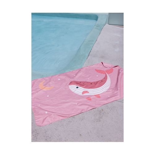 Telo Microfibra - Pink Whale
