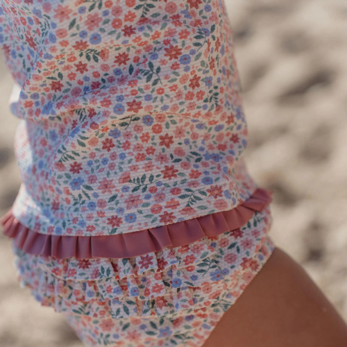 Shirt UV Manica Corta - Floral print