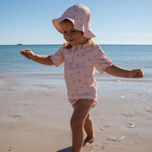 Shirt UV Manica Corta - Shell Pink