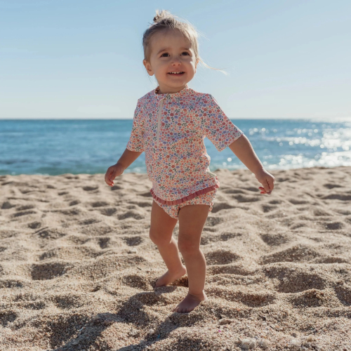 Pannolino da nuoto contenitivo - Floral Pink