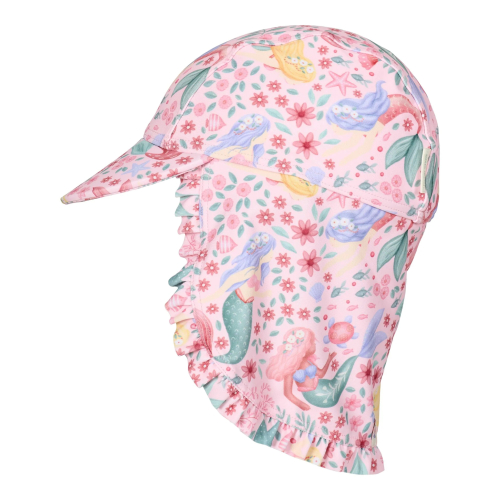Cappello da mare con falda protettiva - Mermaid Pink