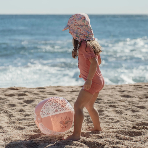 Cappello da mare con falda protettiva - Mermaid Pink