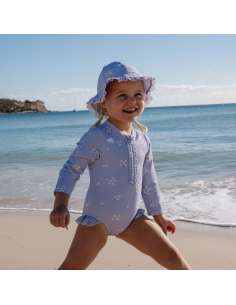 Cappello per il sole reversibile - Floral Lavander 2