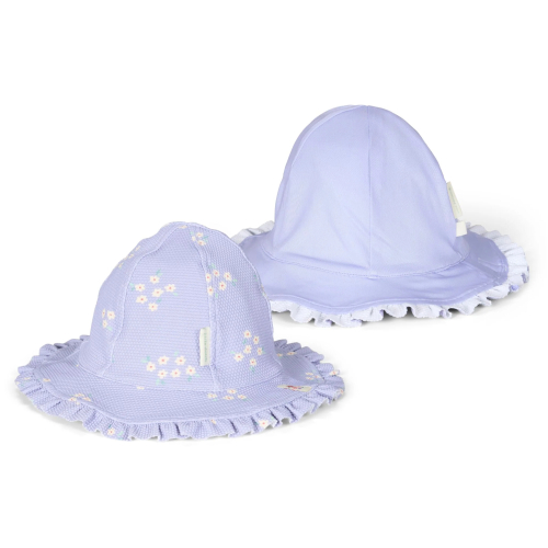 Cappello per il sole reversibile - Floral Lavander