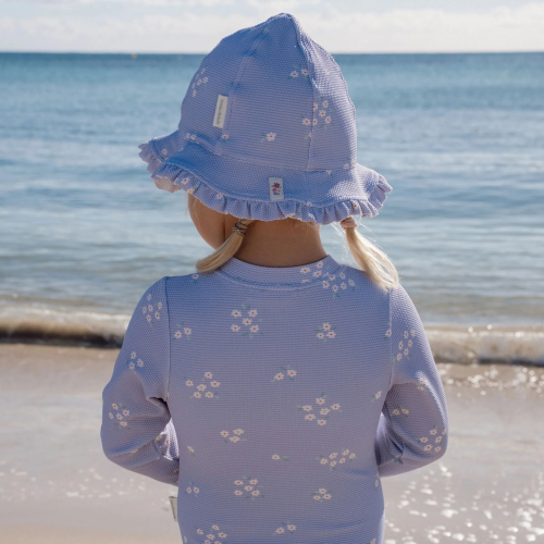 Cappello per il sole reversibile - Floral Lavander