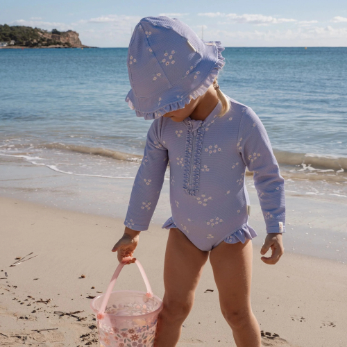 Cappello per il sole reversibile - Floral Lavander