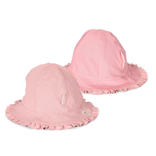 Cappello per il sole reversibile - Dreamy Pink Rose