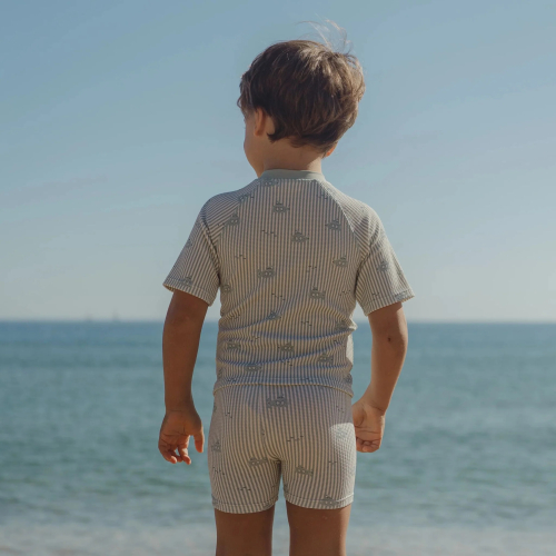 Swim Set - Shirt UV Manica Corta e costume pataloncino - Ocean Adventure