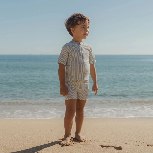 Swim Set - Shirt UV Manica Corta e costume pataloncino - Ocean Adventure