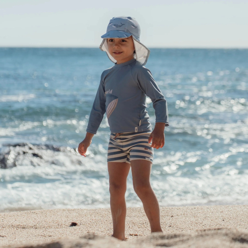 Costume pataloncino - Ocean Blue Stripes