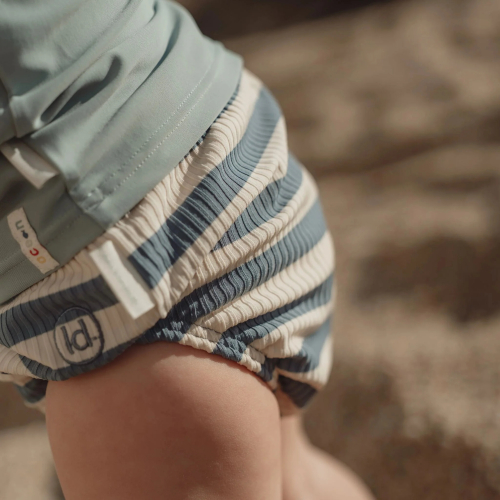 Pannolino da nuoto contenitivo - Ocean Blue Stripes