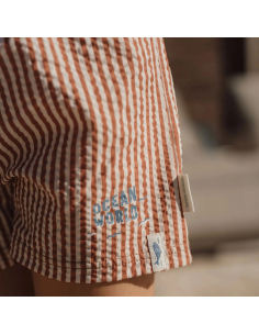 Costume Boxer pantaloncino - Ocean Brown Stripes 2