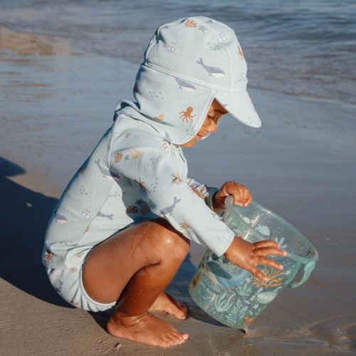 Cappello da mare con falda protettiva - Ocean Friends