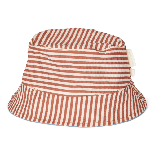 Cappello per il sole reversibile - Ocean Brown Stripes
