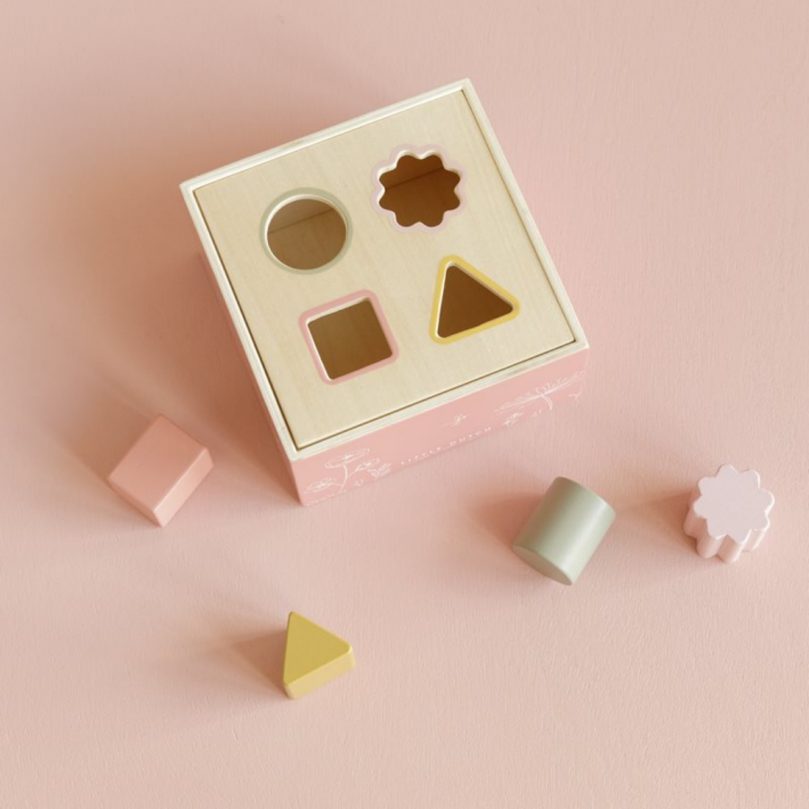 Shape sorter - cubotto con forme ad incastro - Wild Flowers 2