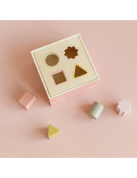 Shape sorter - cubotto con forme ad incastro - Wild Flowers