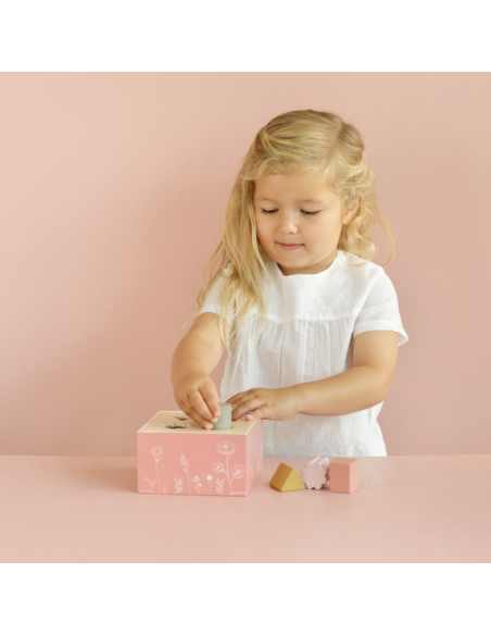 Shape sorter - cubotto con forme ad incastro - Wild Flowers