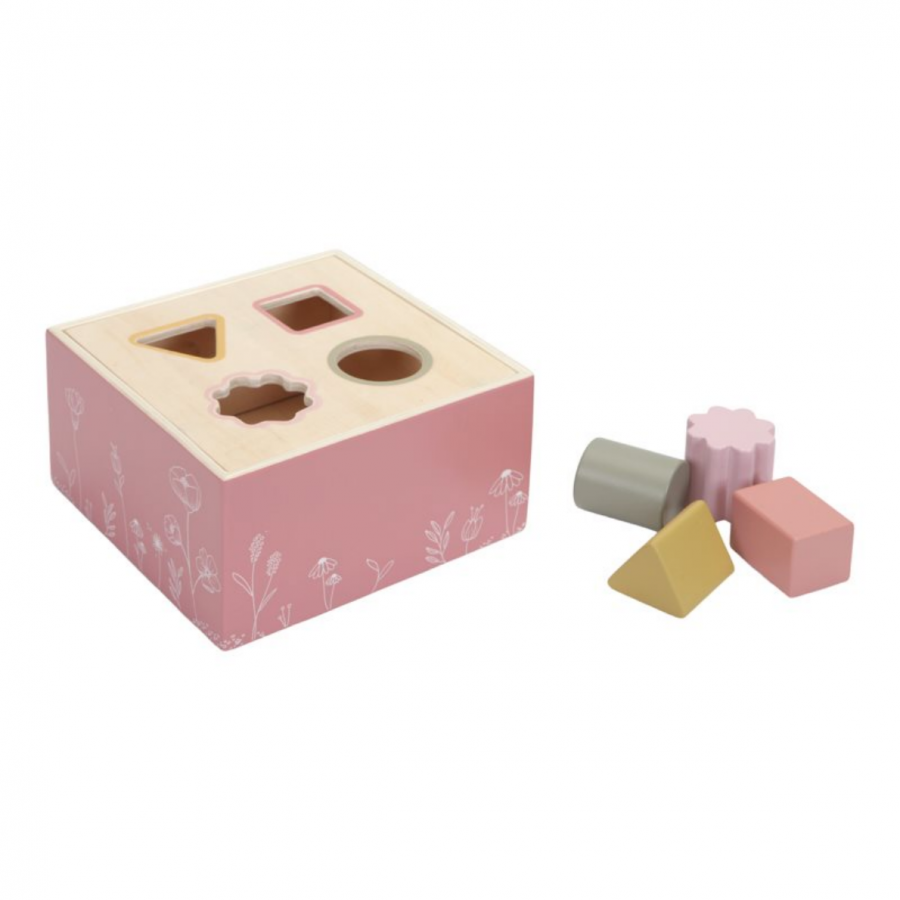Shape sorter - cubotto con forme ad incastro - Wild Flowers